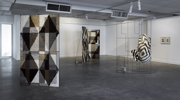 Sanné Mestrom, Black paintings, 2014, installation view. Photo Christian Capurro. Sanné Mestrom, Black paintings, 2014, installation view. Photo Christian Capurro.