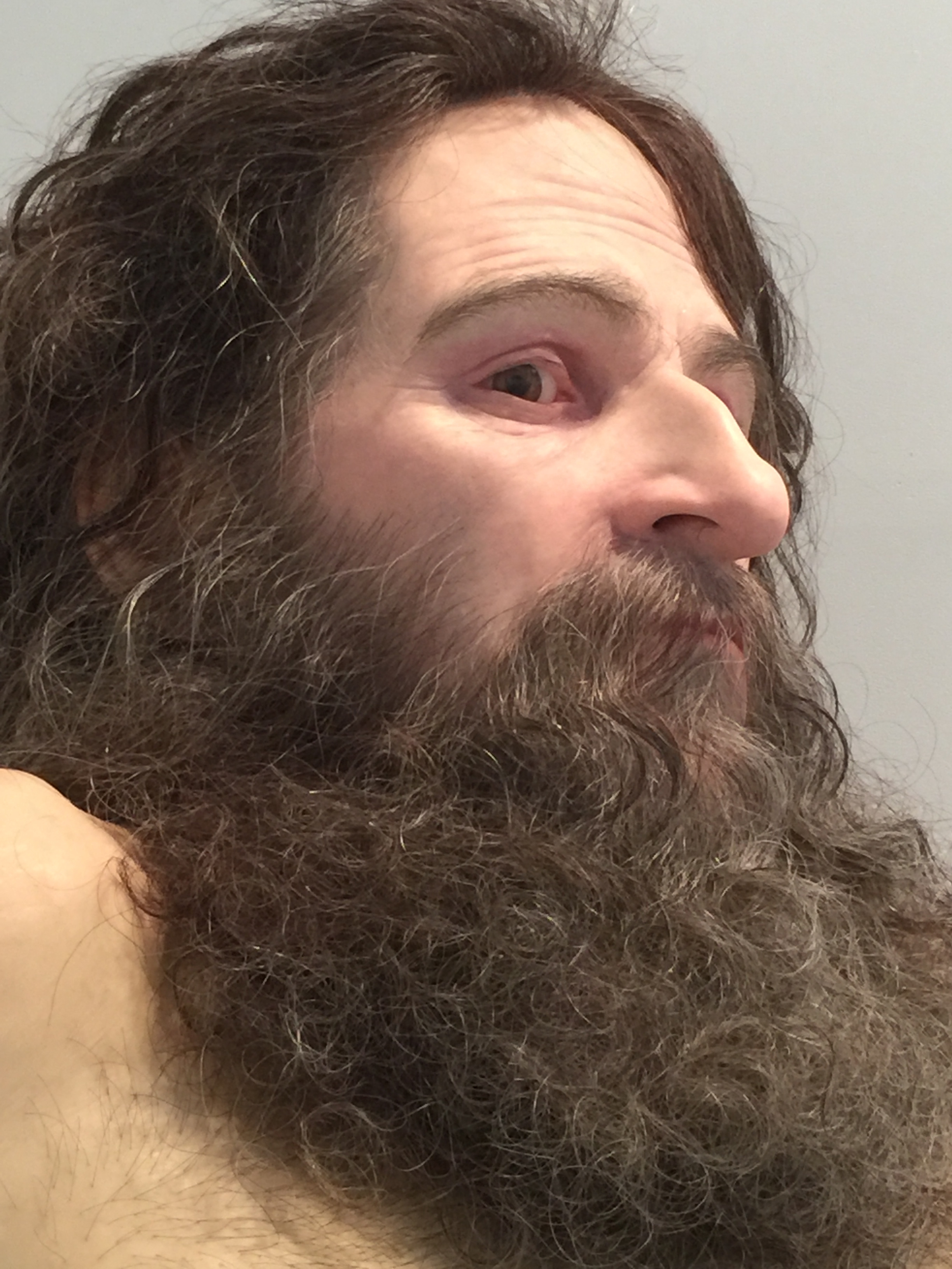 Ron Mueck, Wild man, 2005. Photo Mark Ashkanasy.