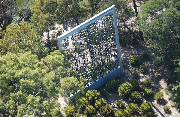 Lenton Parr, <em>Customs House screen</em>, 1966, bronze, steel, 870 x 581 x 35 cm. Gift of Yarraview Properties Pty Ltd 1997. Image courtesy the Estate of the artist. Photo Vaughan Laws Lenton Parr, <em>Customs House screen</em>, 1966, bronze, steel, 870 x 581 x 35 cm. Gift of Yarraview Properties Pty Ltd 1997. Image courtesy the Estate of the artist. Photo Vaughan Laws
