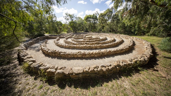 Andrew Rogers, <em>The winding path, the search for truth</em>, 2010. Photo Mark Chew. Andrew Rogers, <em>The winding path, the search for truth</em>, 2010. Photo Mark Chew.