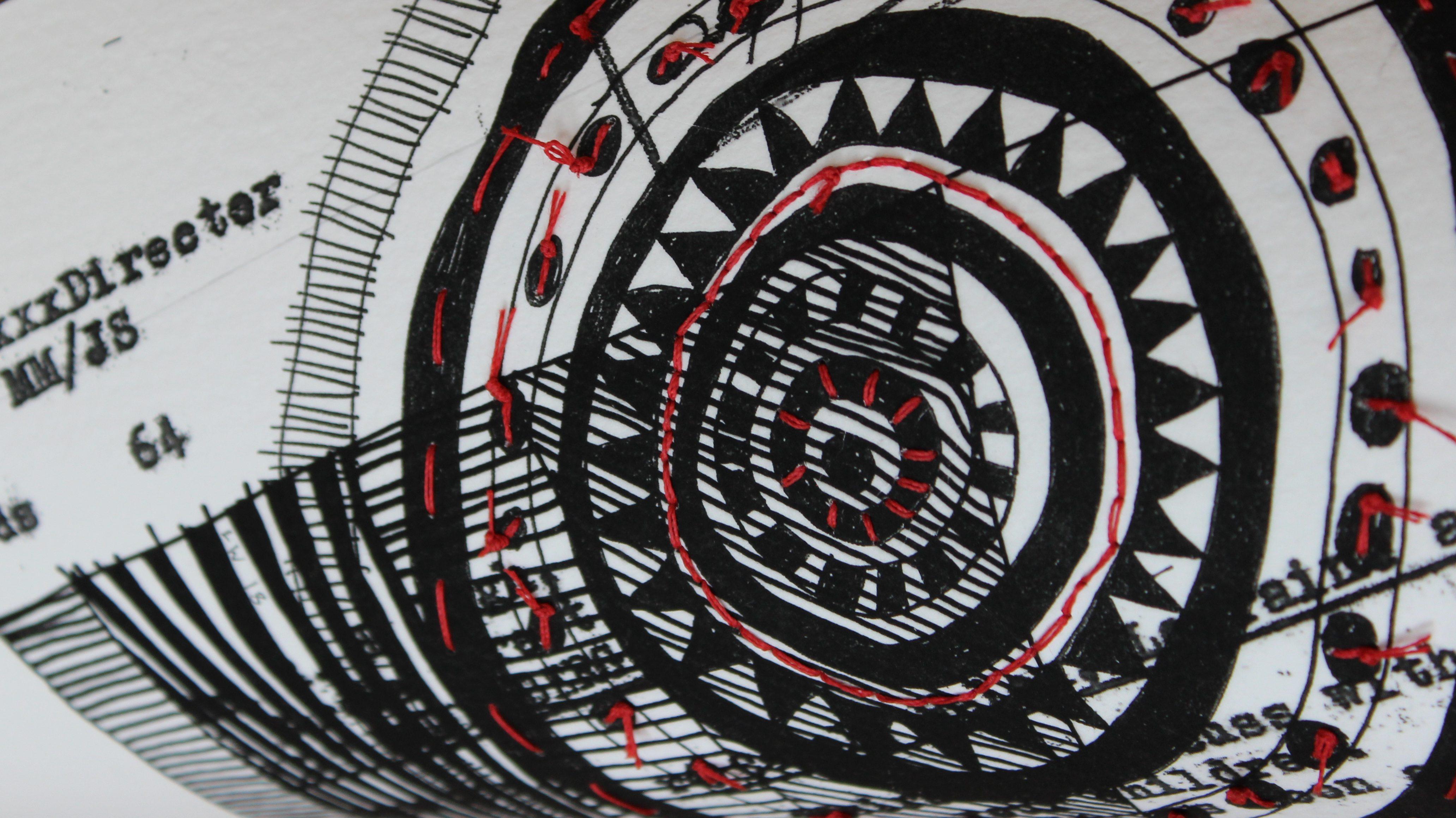 Lisa Waup, <em>Ancestors</em>, 2018, detail.