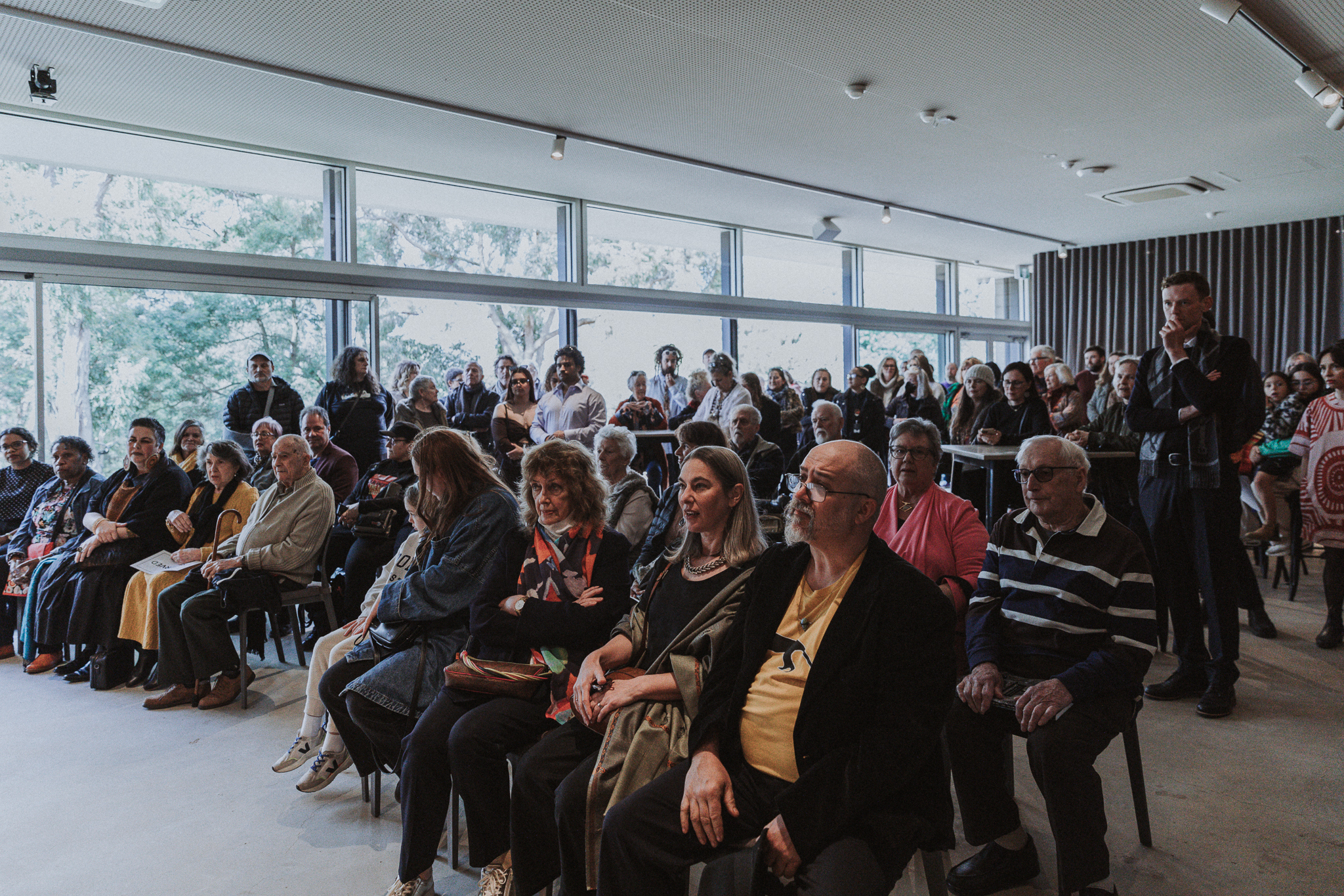 Current Exhibition Opening. Photo by Kinfolk Imagery.
