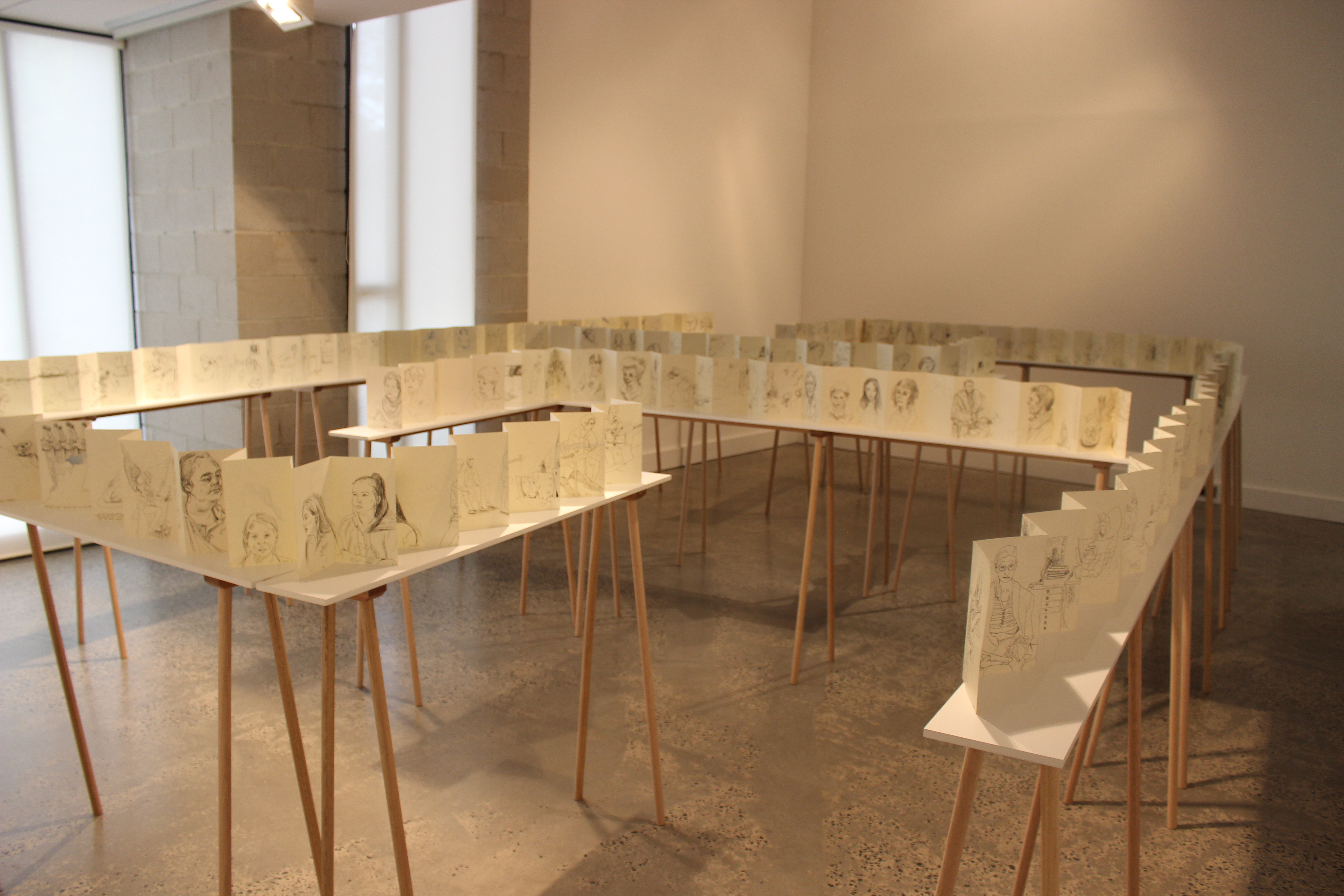 Jacqui Stockdale. Drawing the Labyrinth, 2015.