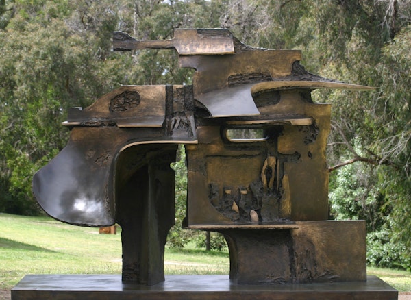 Norma Redpath, Desert arch 1964, bronze, 125 x 324 x 225 cm. Collection of McClelland, gift of Mr Rupert Murdoch, 1990. Photo John Gollings. Norma Redpath, Desert arch 1964, bronze, 125 x 324 x 225 cm. Collection of McClelland, gift of Mr Rupert Murdoch, 1990. Photo John Gollings.